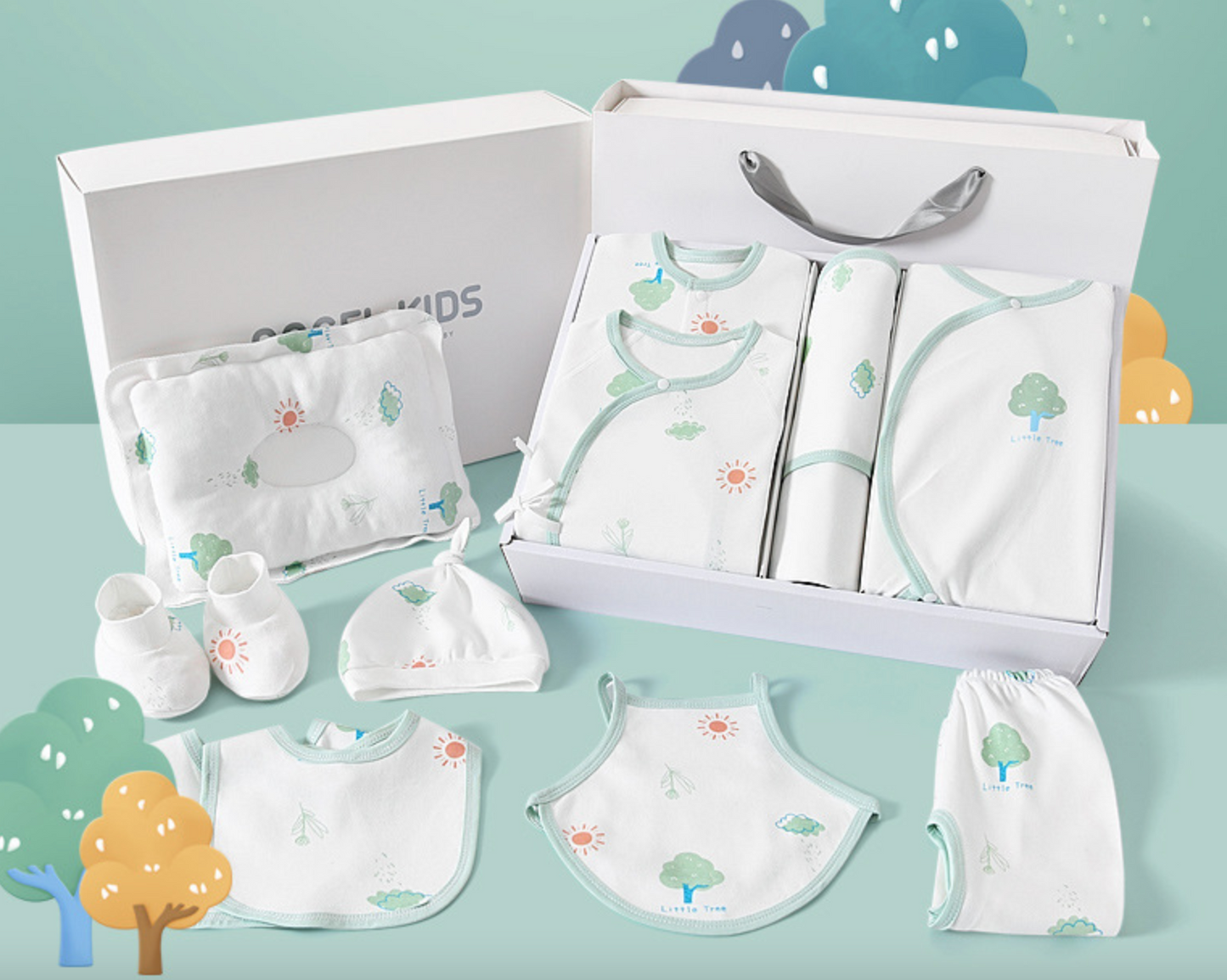 Newborn Clothing Set- Breezy Buds