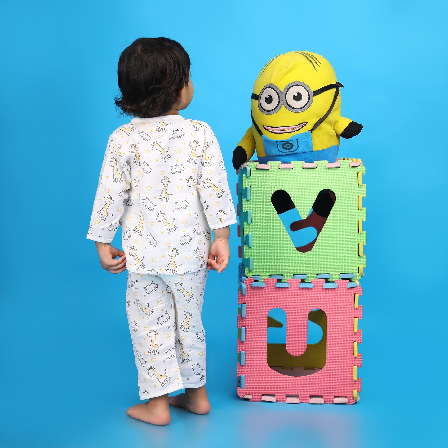 Jhabla Pajama Set- Lil Giraffe