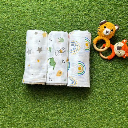 Swaddles- Pack of 3