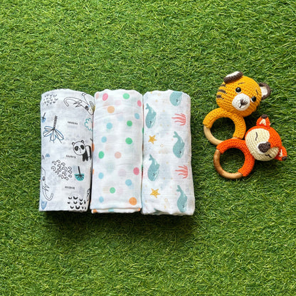 Swaddles- Pack of 3